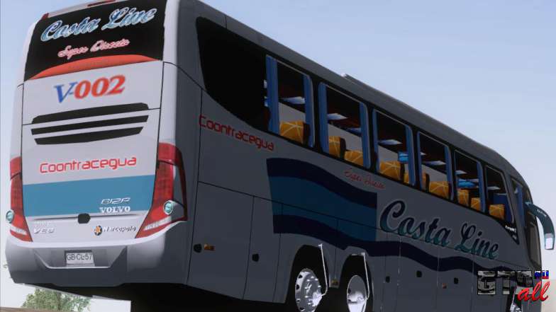 Marcopolo Paradiso 1200 G7 Volvo B12R для GTA San Andreas вид сбоку