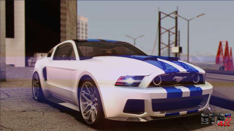 Ford Mustang GT 2012 для GTA San Andreas вид спереди