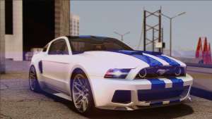 Ford Mustang GT 2012 для GTA San Andreas вид спереди