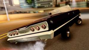 Chevrolet Impala 1963 для GTA San Andreas вид сбоку