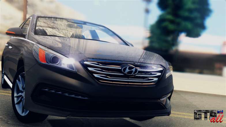 Hyundai Sonata 2015 для GTA San Andreas фронтальный вид