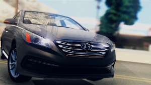 Hyundai Sonata 2015 для GTA San Andreas фронтальный вид