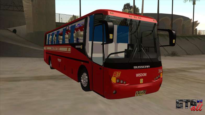 Bagong Lipunan Transit BM 384 для GTA San Andreas вид спереди