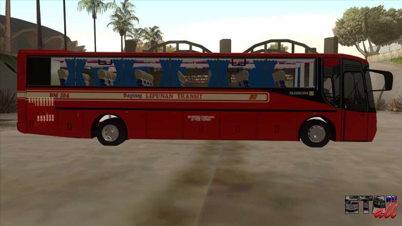 Bagong Lipunan Transit BM 384 для GTA San Andreas вид сбоку