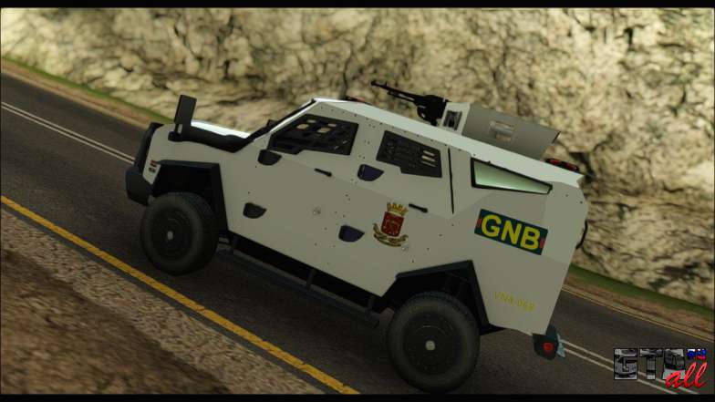 Oshkosh Sand Cat GNB для GTA San Andreas бок