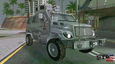 MRAP Mèxico Marines для GTA San Andreas вид спереди