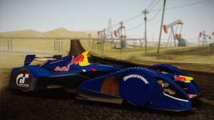 GT Red Bull X10 Sebastian Vettel для GTA San Andreas вид сбоку