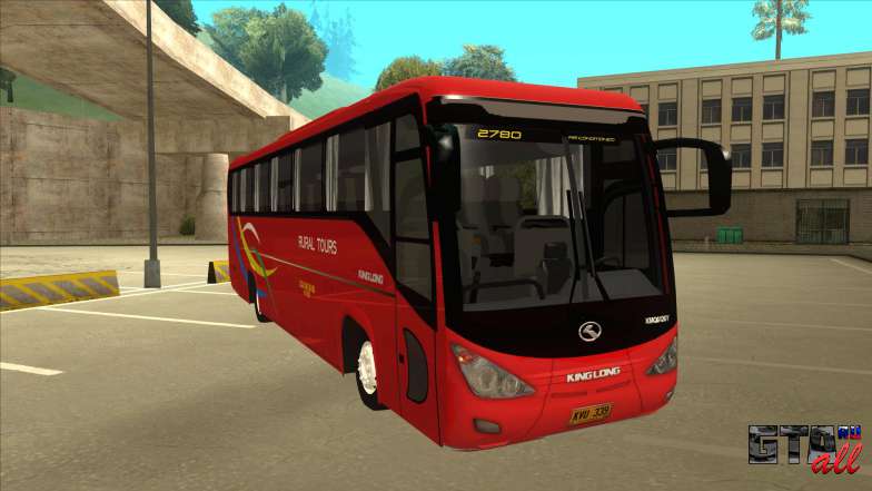 KINGLONG XMQ6126Y - Rural Tours 2780 для GTA San Andreas вид спереди