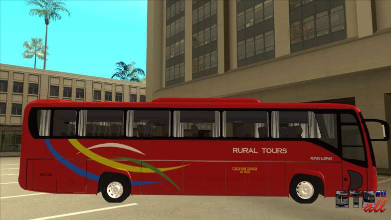 KINGLONG XMQ6126Y - Rural Tours 2780 для GTA San Andreas вид сбоку