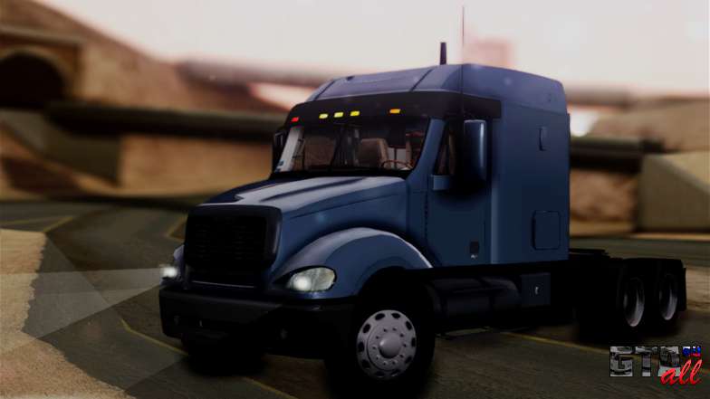 Freightliner Columbia для GTA San Andreas вид спереди