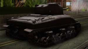 M4 Sherman для GTA San Andreas вид сзади