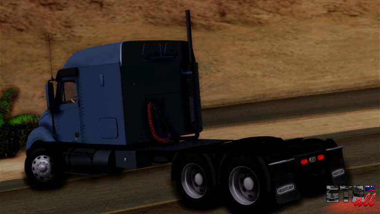 Freightliner Columbia для GTA San Andreas вид сзади