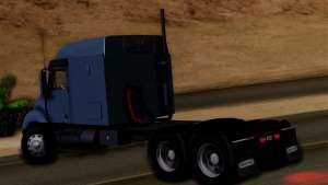 Freightliner Columbia для GTA San Andreas вид сзади