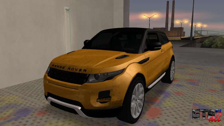 Land Rover Range Rover Evoque для GTA San Andreas вид спереди