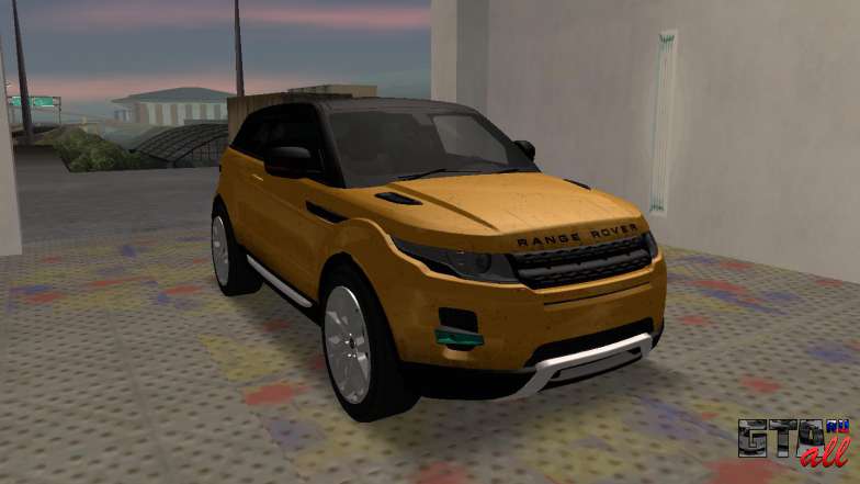 Land Rover Range Rover Evoque для GTA San Andreas капот