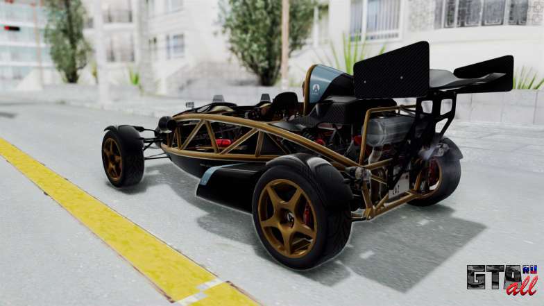 Ariel Atom 500 V8 для GTA San Andreas вид сзади