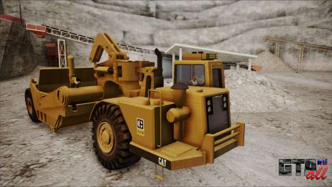 Caterpillar 631D вид спереди