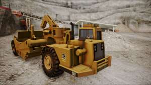 Caterpillar 631D вид спереди