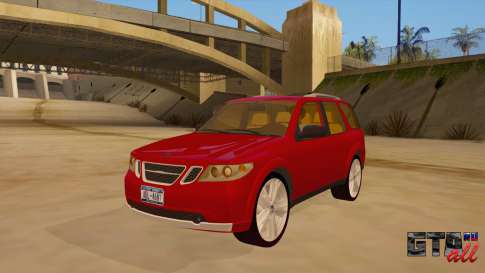 Saab 9-7X для GTA San Andreas вид спереди