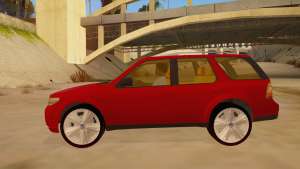 Saab 9-7X для GTA San Andreas вид сбоку