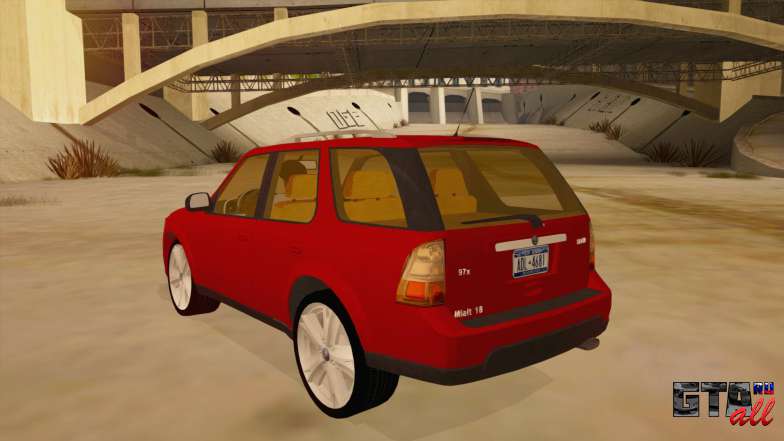 Saab 9-7X для GTA San Andreas сзади