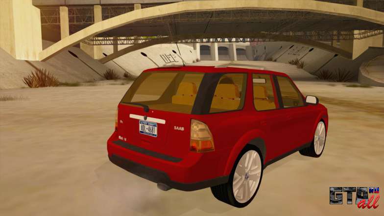 Saab 9-7X для GTA San Andreas задняя часть