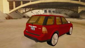 Saab 9-7X для GTA San Andreas задняя часть