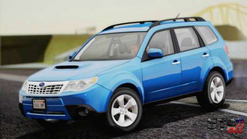 Subaru Forester XT 2008 для GTA San Andreas вид спереди