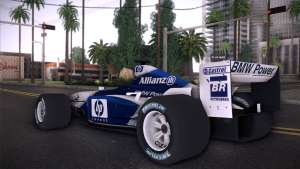 BMW Williams F1 для GTA San Andreas сзади вид