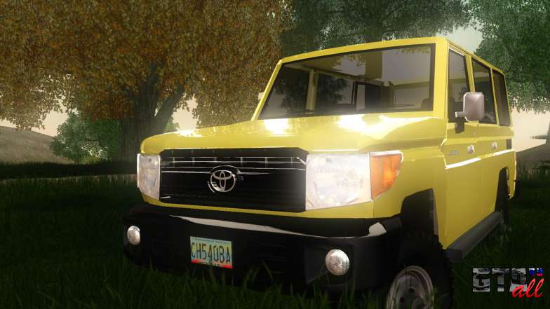 Toyota Land Cruiser Machito 2013 6Puertas 4x4 для GTA San Andreas решетка радиатора