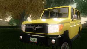 Toyota Land Cruiser Machito 2013 6Puertas 4x4 для GTA San Andreas решетка радиатора