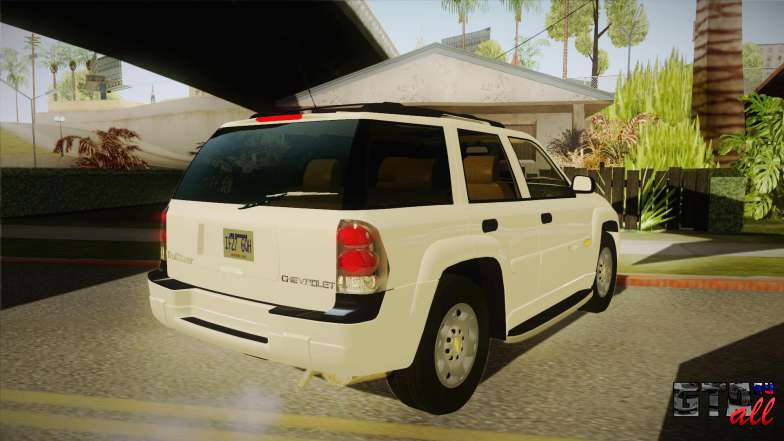 Chevrolet Trail Blazer для GTA San Andreas багажник