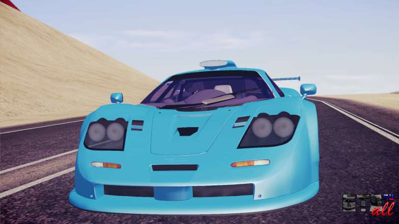 McLaren F1 GTR Longtail 22R для GTA San Andreas спереди