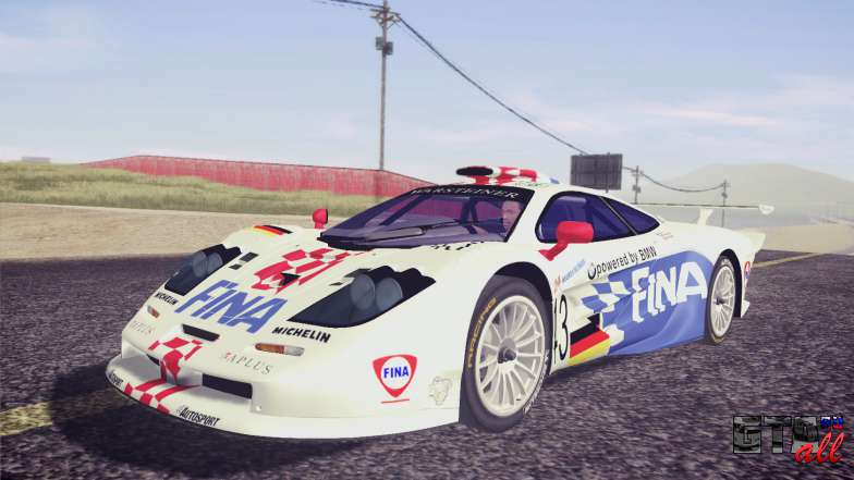 McLaren F1 GTR Longtail 22R для GTA San Andreas основной вид