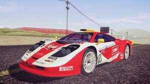 McLaren F1 GTR Longtail 22R для GTA San Andreas фирменная покраска