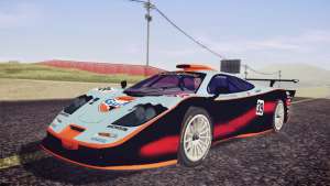 McLaren F1 GTR Longtail 22R для GTA San Andreas дополнительная покраска