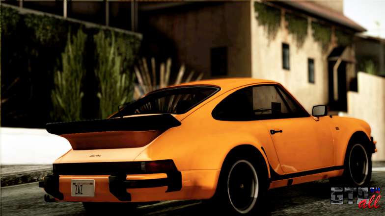 Porsche 911 Turbo 3.3 Coupe 1982 для GTA San Andreas вид сзади