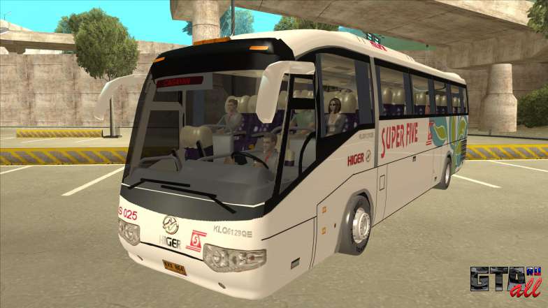 Higer KLQ6129QE - Super Five Transport S 025 для GTA San Andreas вид спереди