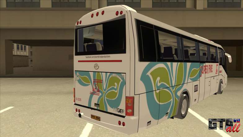 Higer KLQ6129QE - Super Five Transport S 025 для GTA San Andreas вид сзади