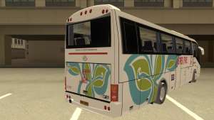 Higer KLQ6129QE - Super Five Transport S 025 для GTA San Andreas вид сзади