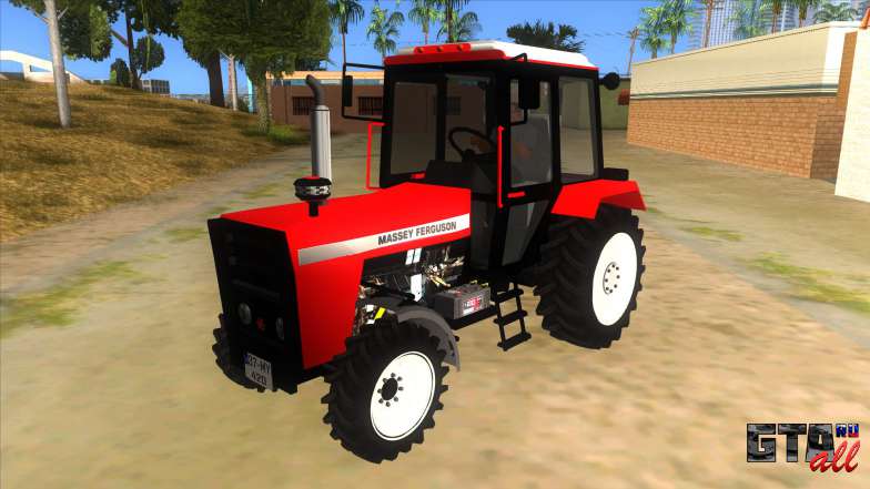 Massley Ferguson Tractor для GTA San Andreas вид спереди