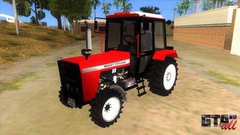 Massley Ferguson Tractor для GTA San Andreas вид спереди