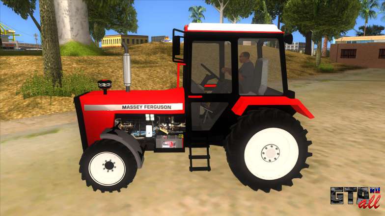 Massley Ferguson Tractor для GTA San Andreas сбоку