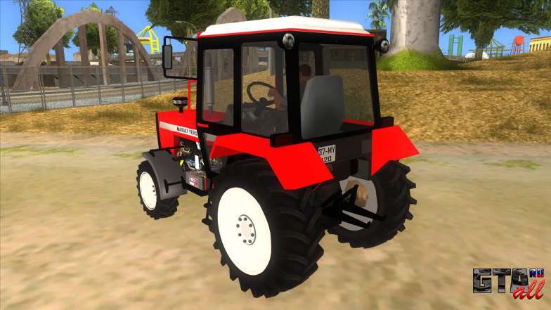 Massley Ferguson Tractor для GTA San Andreas сзади