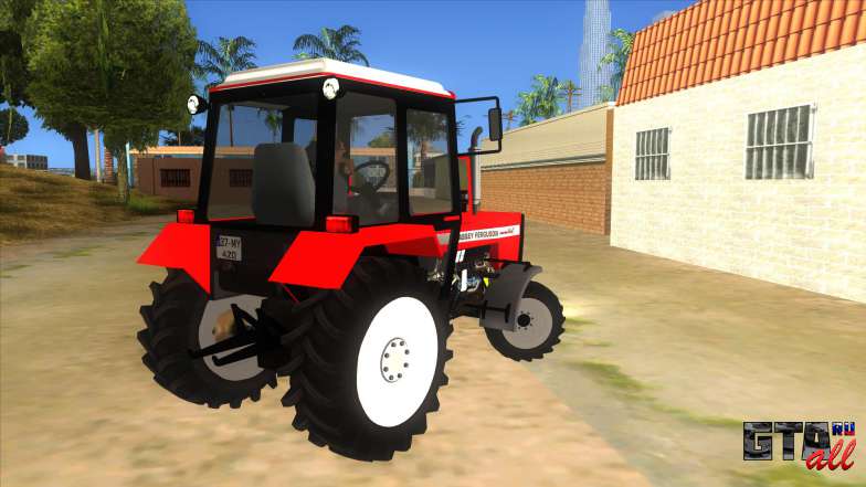 Massley Ferguson Tractor для GTA San Andreas задняя часть