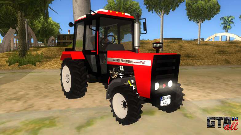 Massley Ferguson Tractor для GTA San Andreas передняя часть