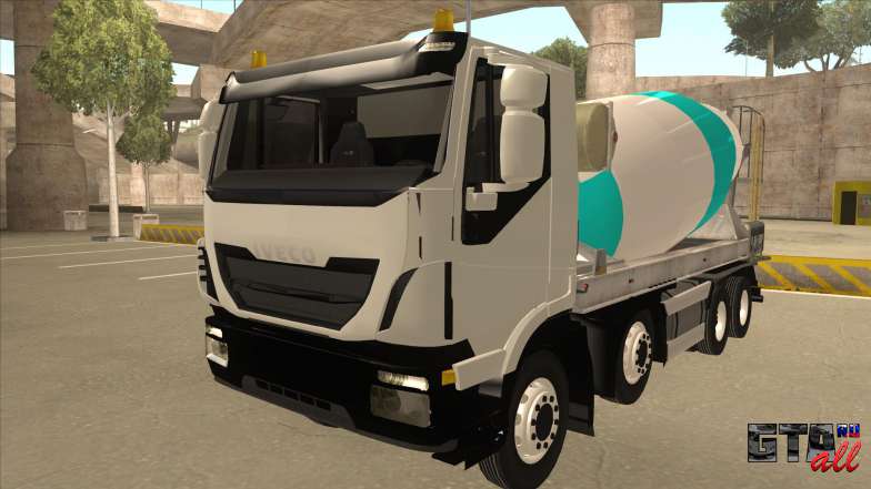 Iveco Hi-Land Автобетоносмеситель для GTA San Andreas спереди