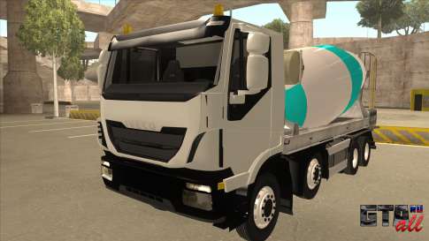 Iveco Hi-Land Автобетоносмеситель для GTA San Andreas спереди