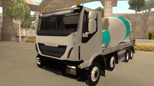 Iveco Hi-Land Автобетоносмеситель для GTA San Andreas спереди