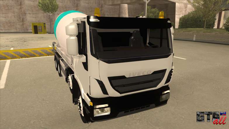 Iveco Hi-Land Автобетоносмеситель для GTA San Andreas передняя часть